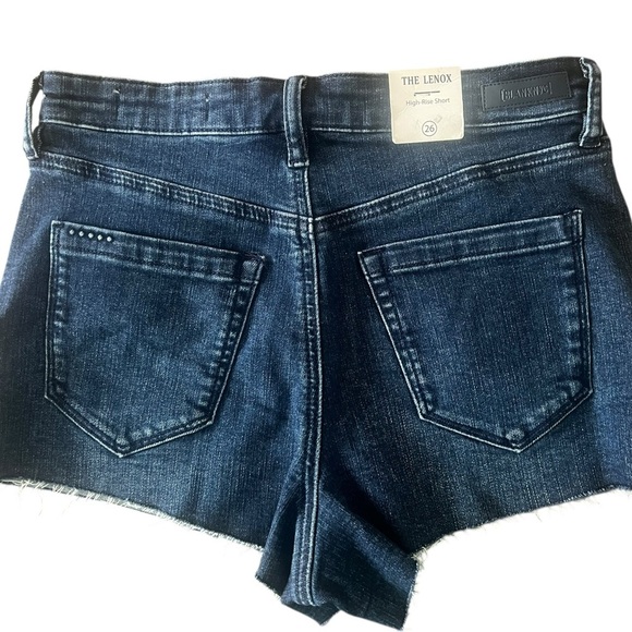 Blank NYC Blue Jean Shorts Mid-Rise Cuffed - Picture 3 of 5